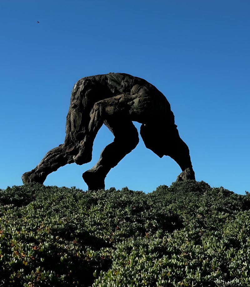 Rise - A large-scale figurative bronze artwork y renowned South African artist Dylan Lewis. Rise - A large-scale figurative bronze artwork y renowned South African artist Dylan Lewis.