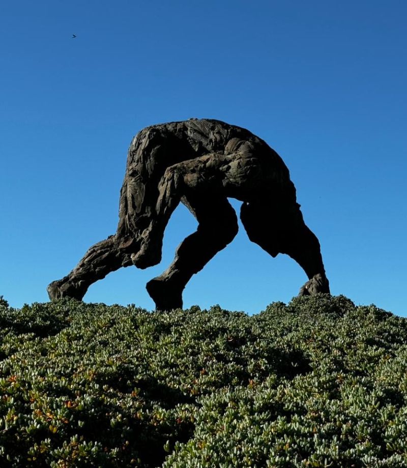 Rise - A large-scale figurative bronze artwork y renowned South African artist Dylan Lewis.