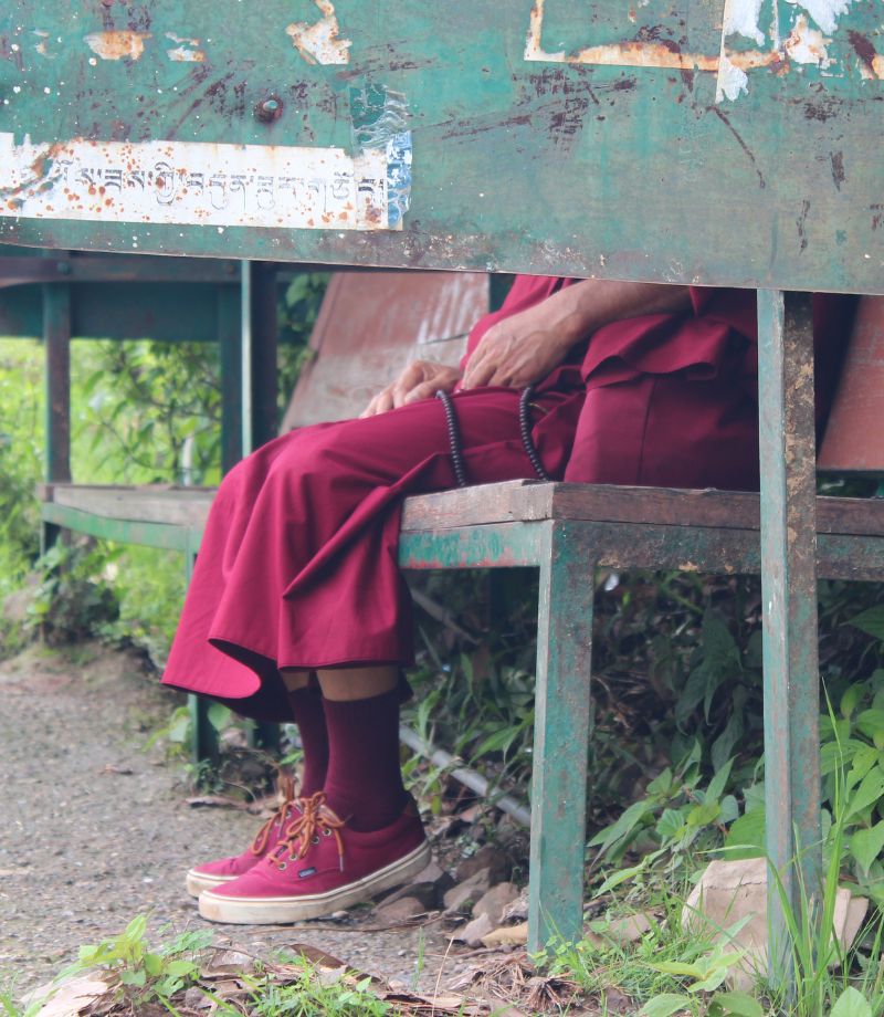 Mindful feet in Nepal